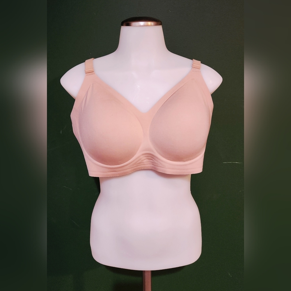 NWT VertVie Nude Wireless Full-Coverage Bra 3XL